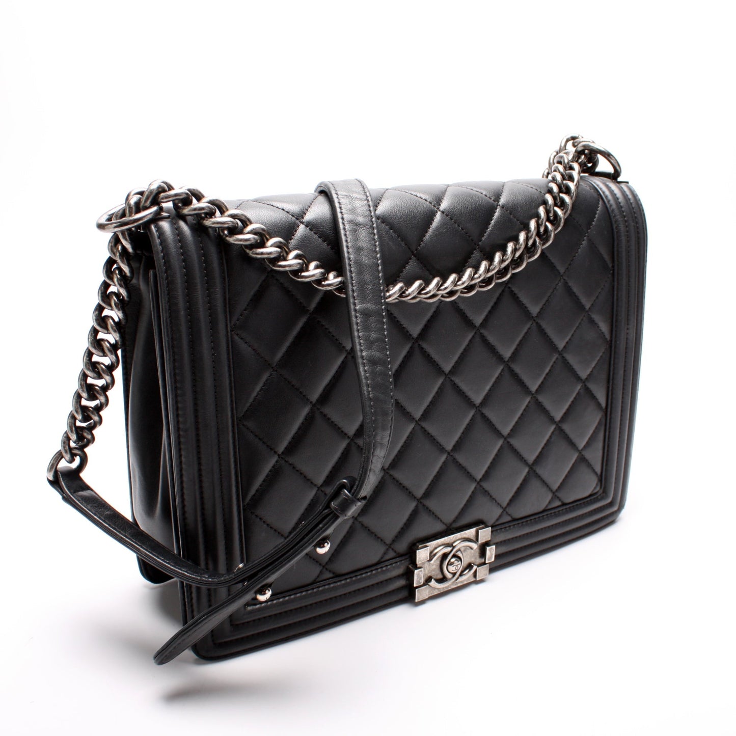 Chanel Boy Flap Large Lambskin 19M Bag