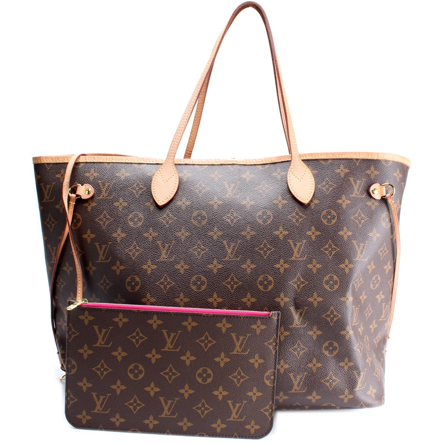 Louis Vuitton Neverfull W/Wallet GM Monogram