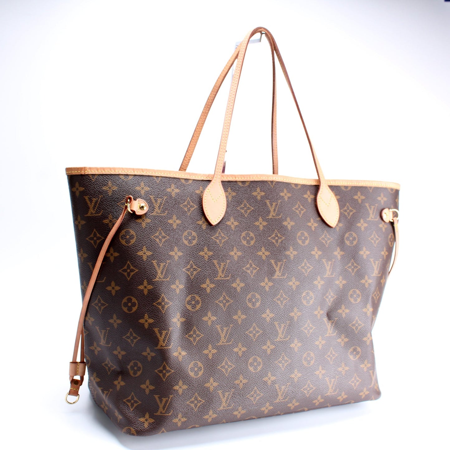 Louis Vuitton Neverfull W/Wallet GM Monogram