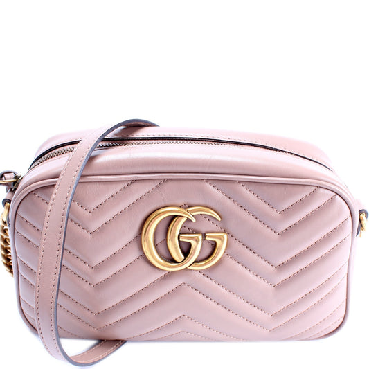 Gucci 447632 Marmont Small Leather Camera Bag