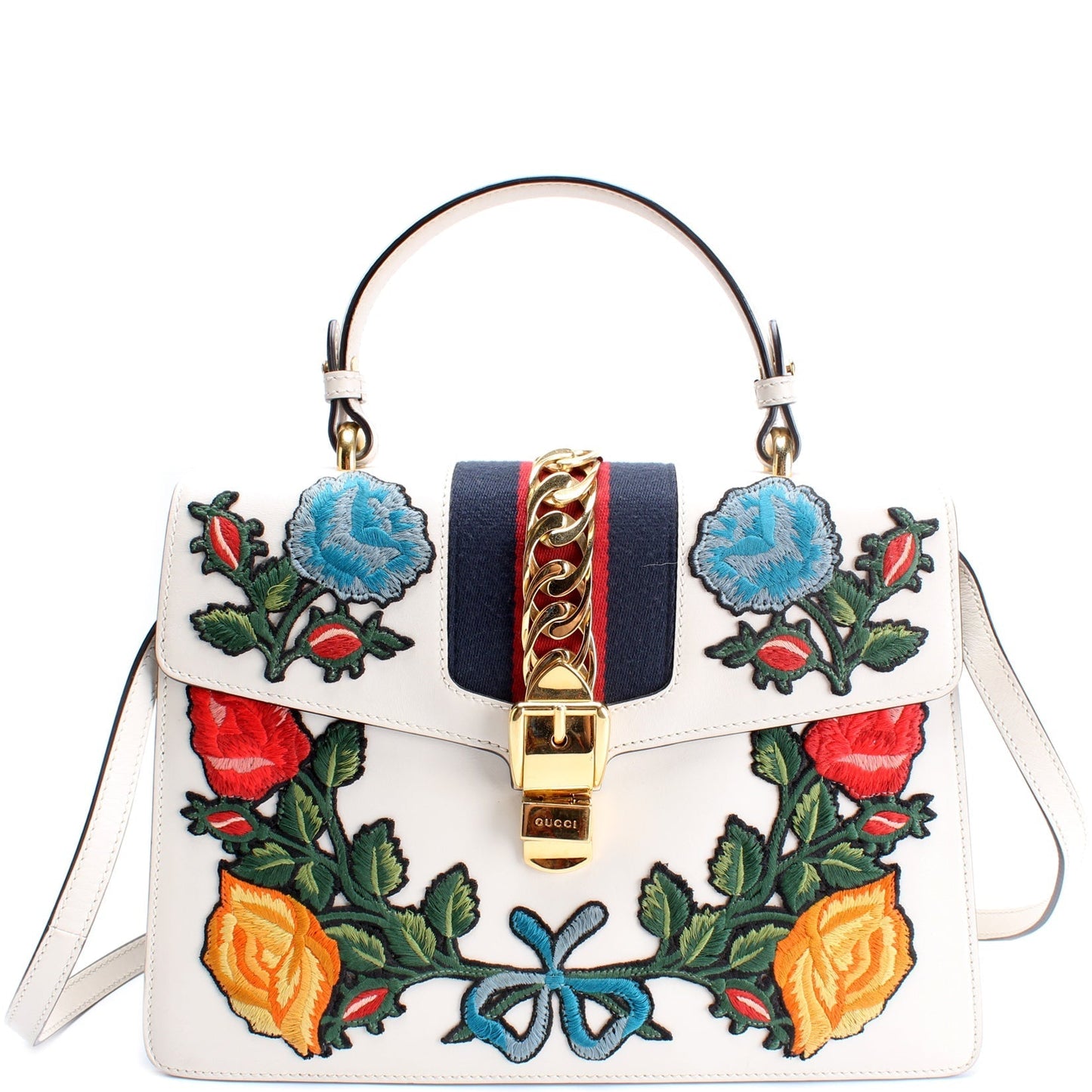 Gucci 431665 Sylvie Top Handle Medium Bag