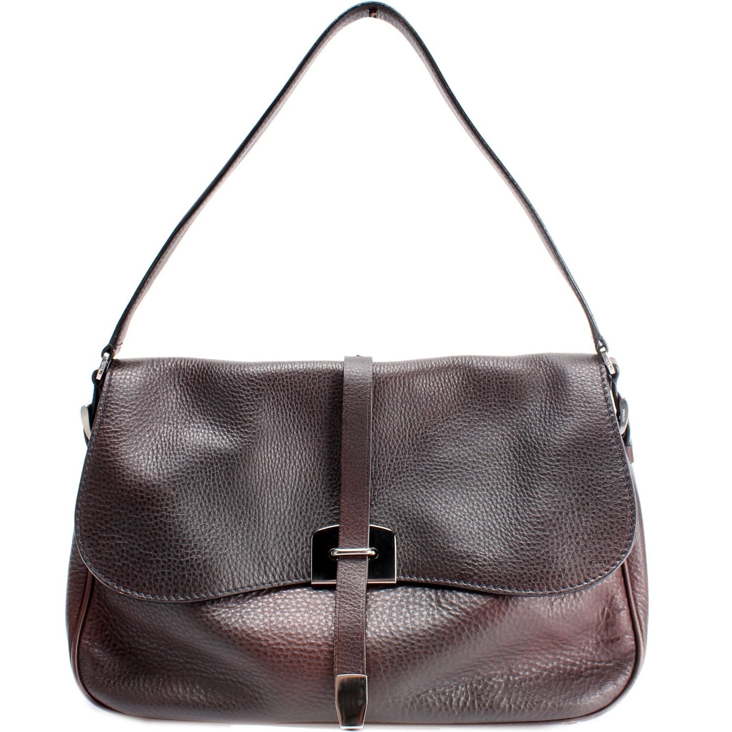 Prada BR0618 Vitello Ombre Flap Shoulder Bag