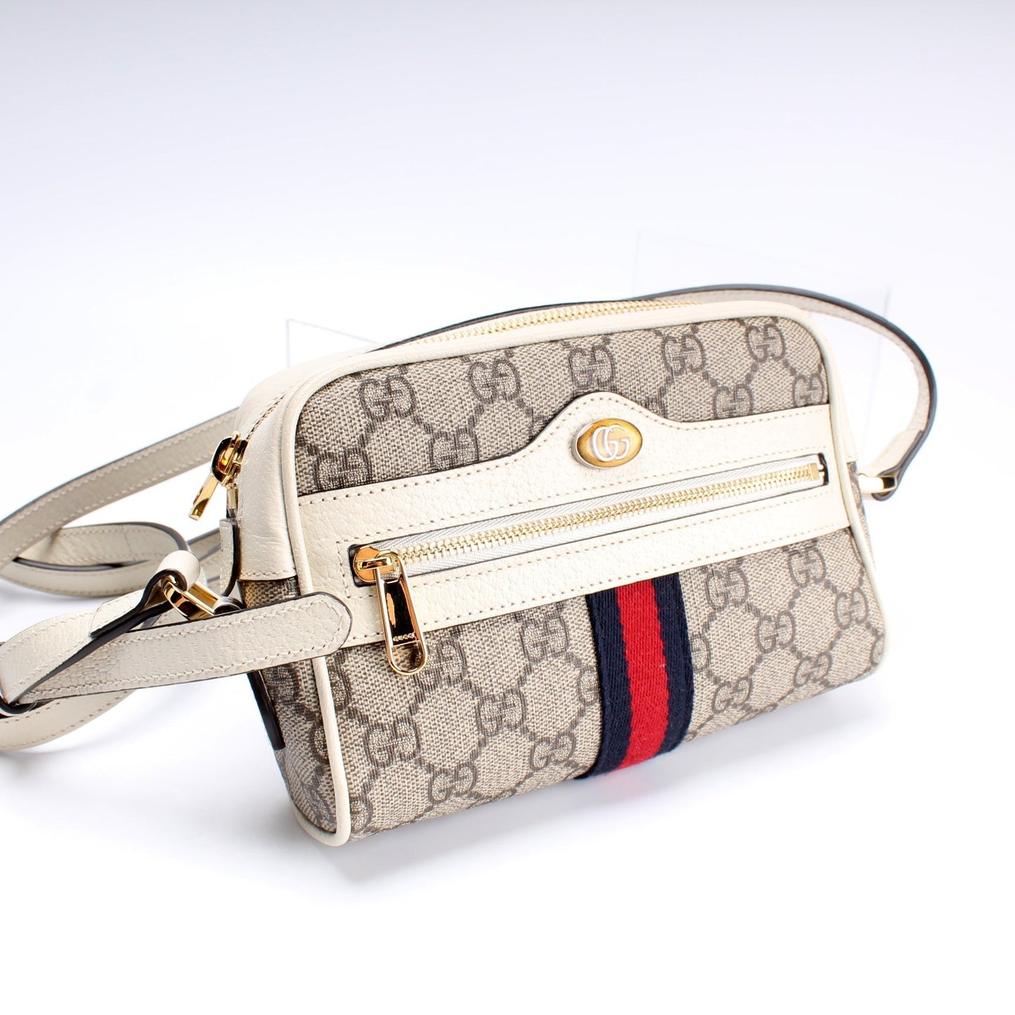 Gucci 517350 GG Supreme Mini Ophidia Bag