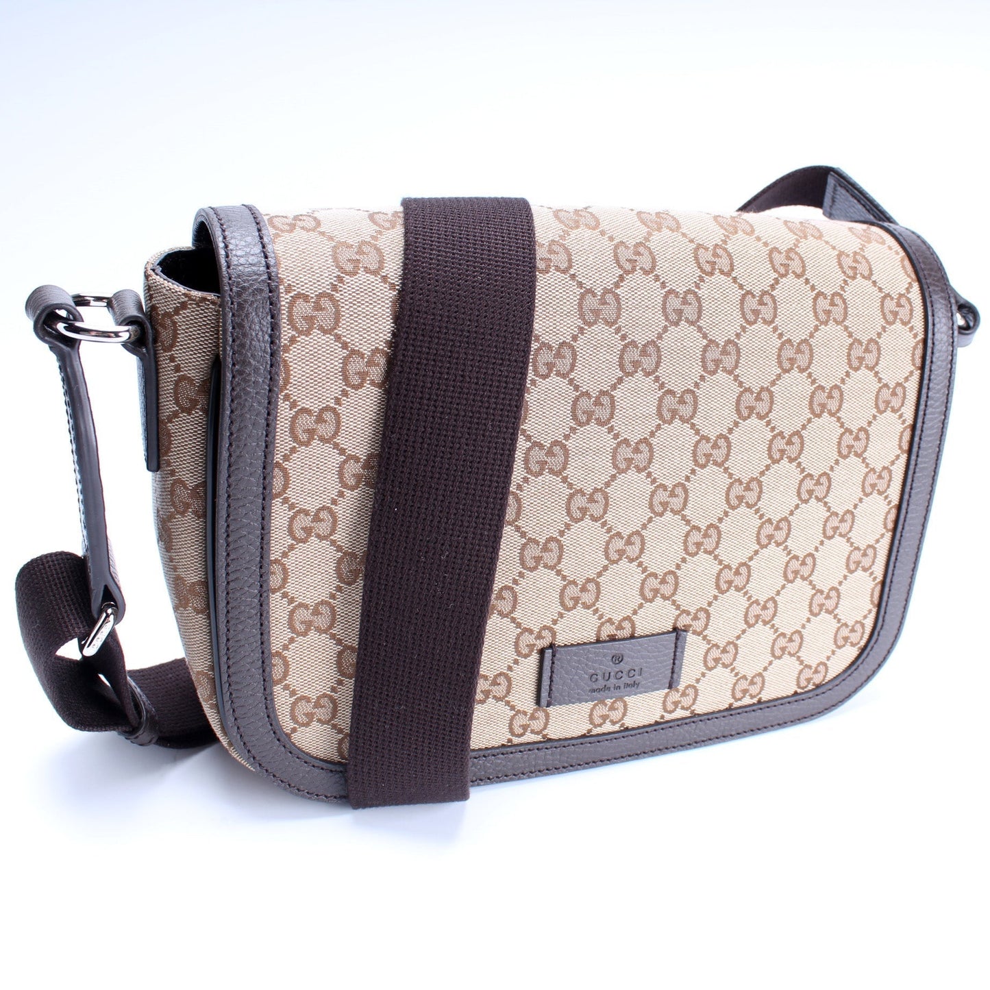Gucci 449172 GG Canvas Messenger Bag