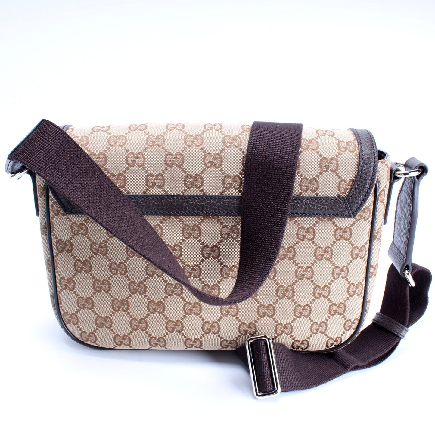 Gucci 449172 GG Canvas Messenger Bag