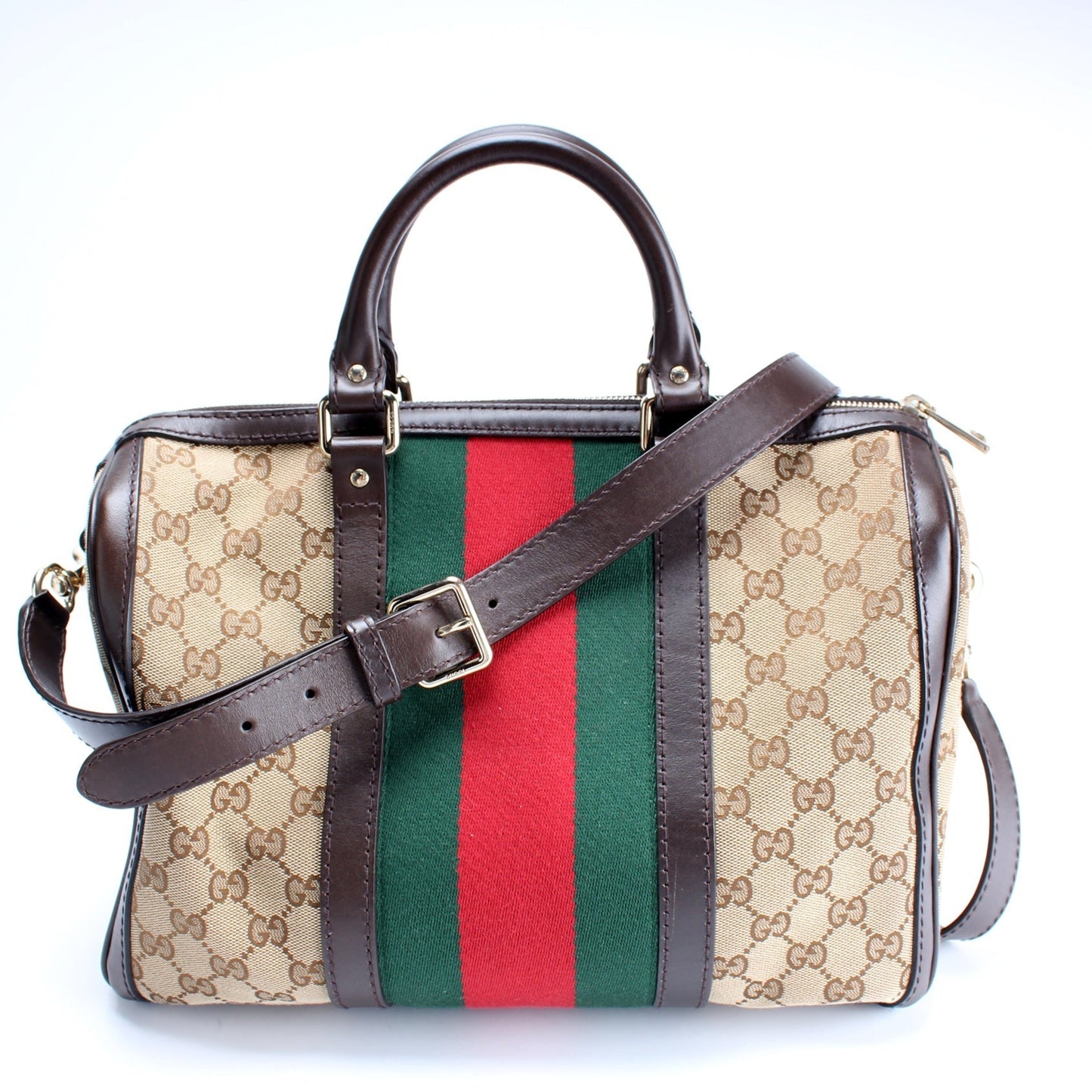Gucci 247205 Boston Canvas Bag
