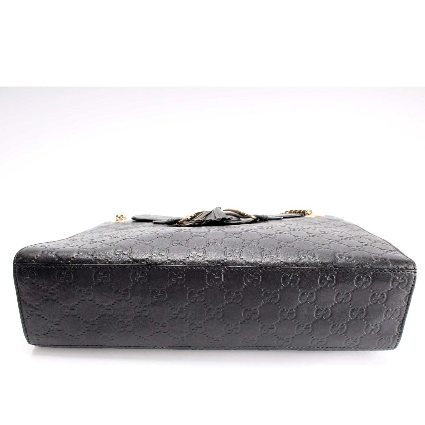 Gucci 295403 GG Canvas Emilie Chain Shoulder Bag