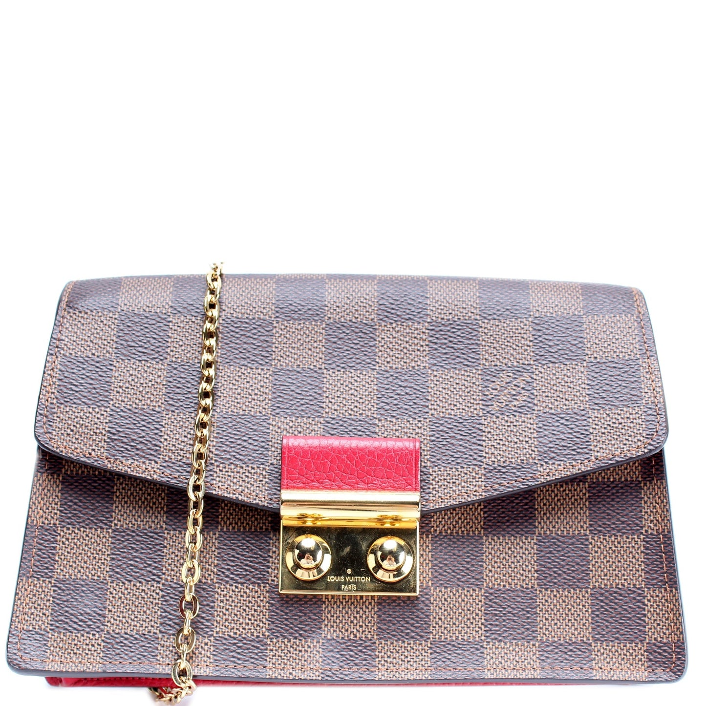 Louis Vuitton Croisette Chain Wallet NM Damier Ebene