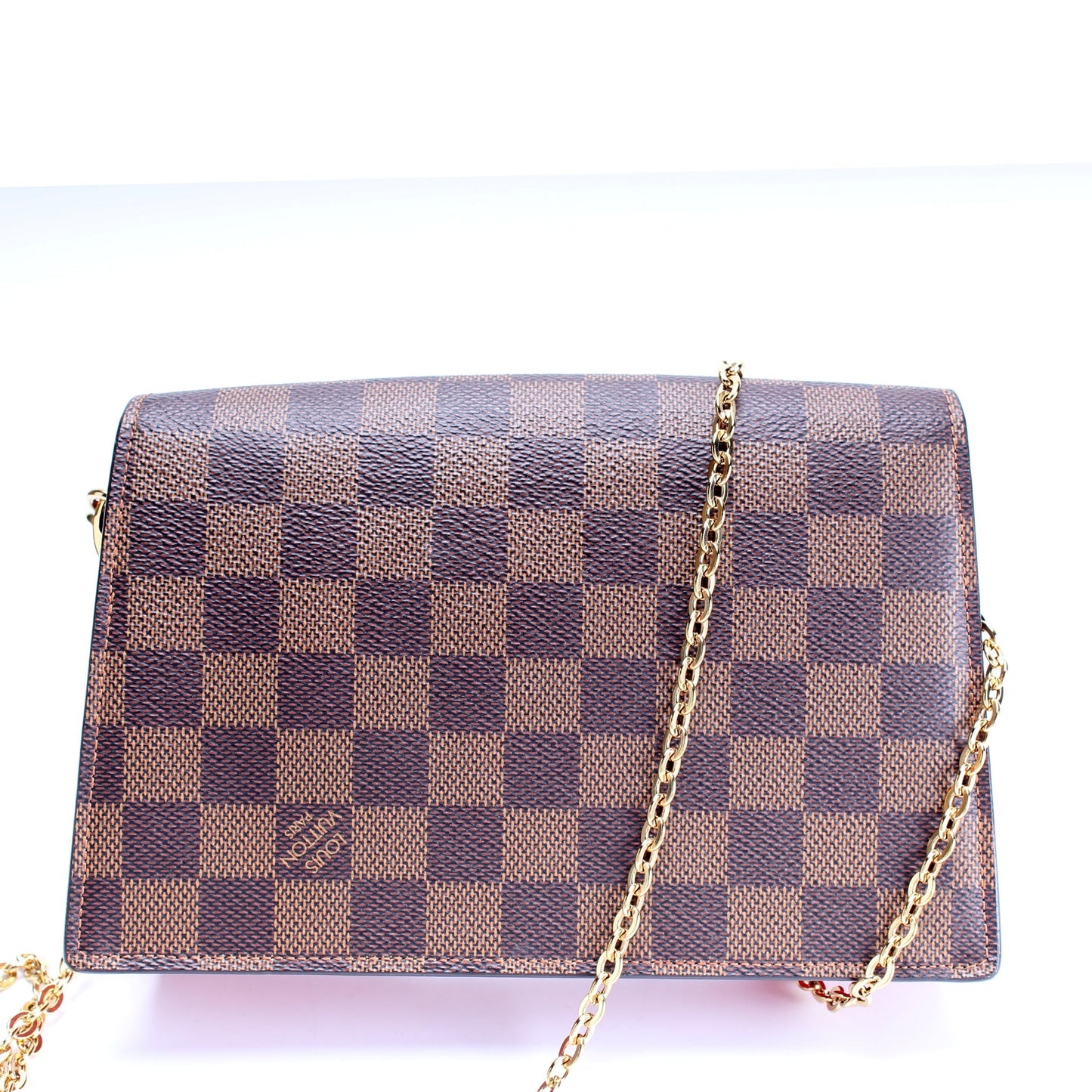 Louis Vuitton Croisette Chain Wallet NM Damier Ebene