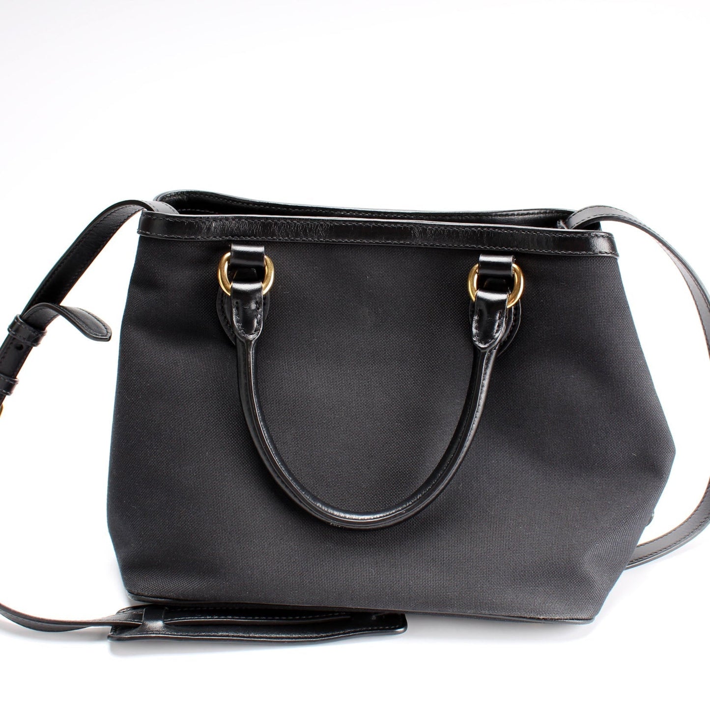 Prada 1BA172 Jacquard Logo Tote Bag