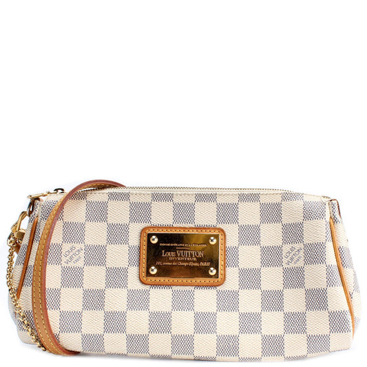 Louis Vuitton Eva Clutch Damier Azur