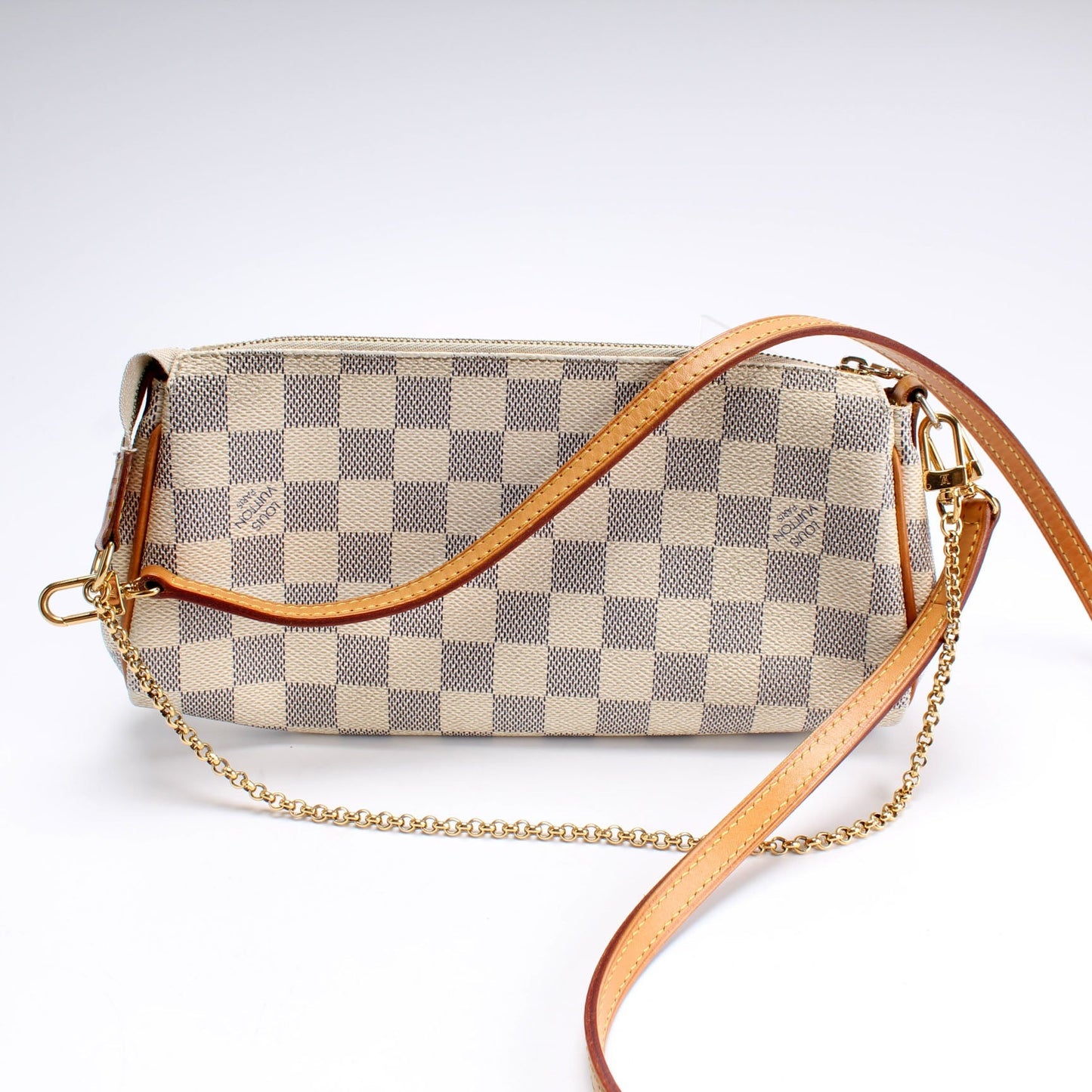Louis Vuitton Eva Clutch Damier Azur