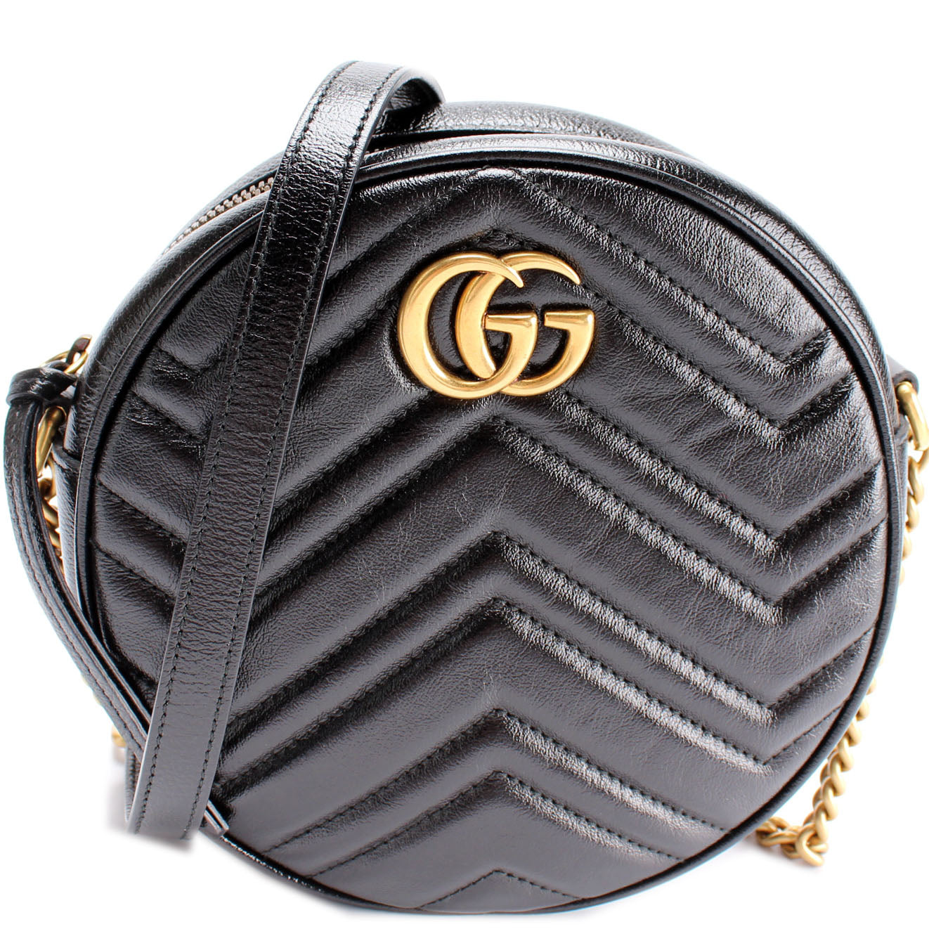 Gucci 550154 Marmont Mini Round Bag