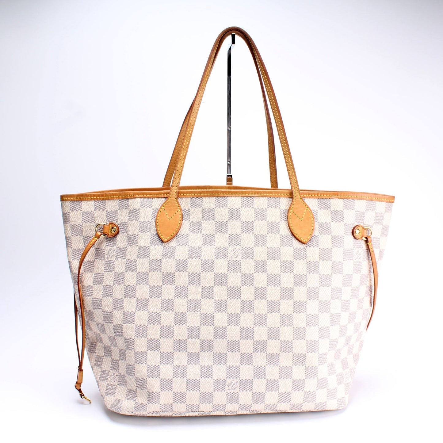 Louis Vuitton Neverfull MM W/ Wallet Damier Azur