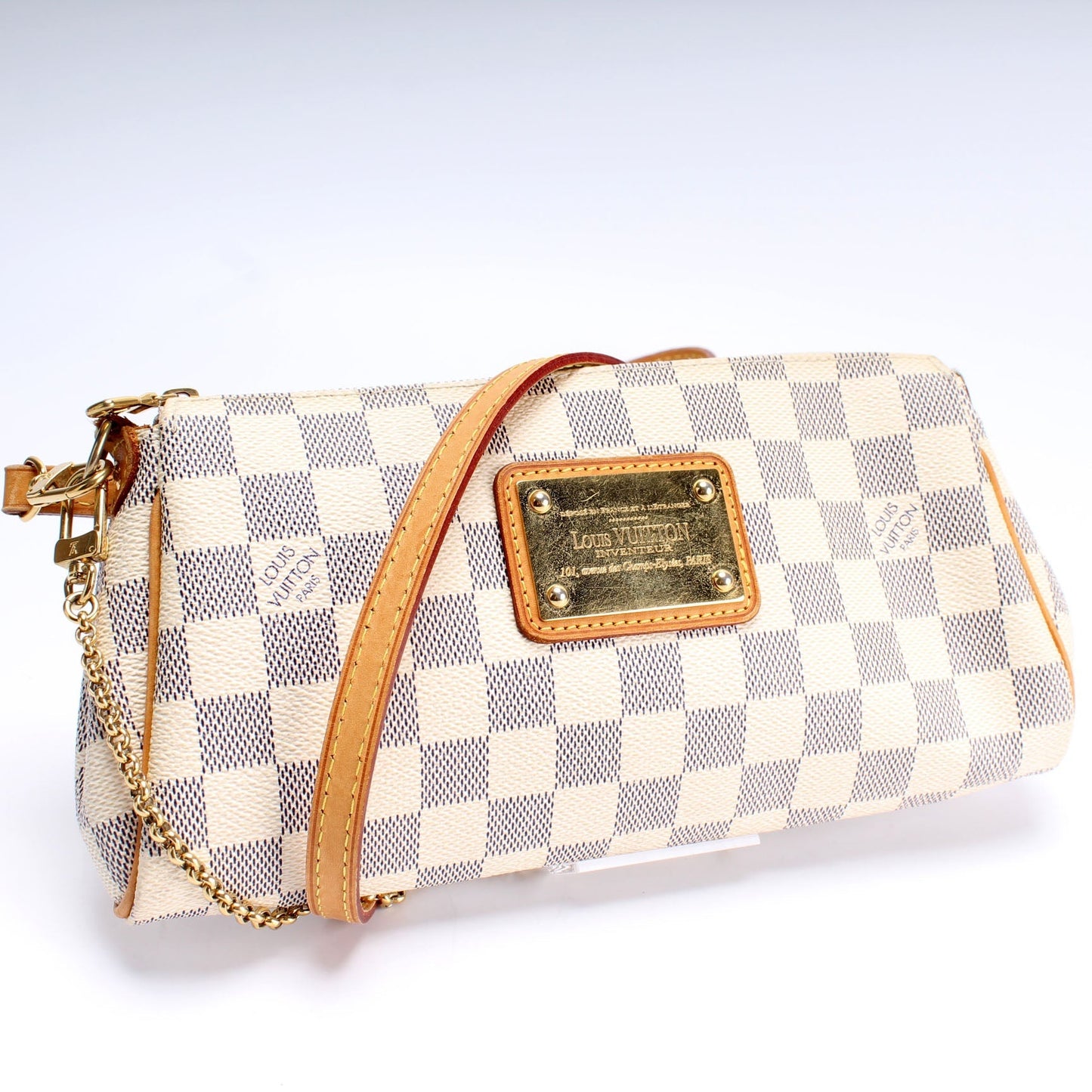 Louis Vuitton Eva Clutch Damier Azur