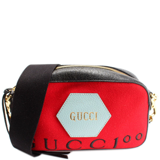 Gucci Leather Canvas Crossbody