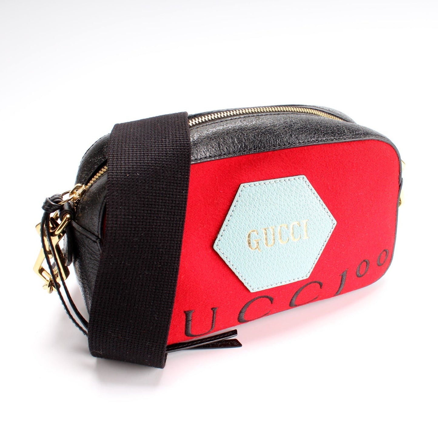 Gucci Leather Canvas Crossbody