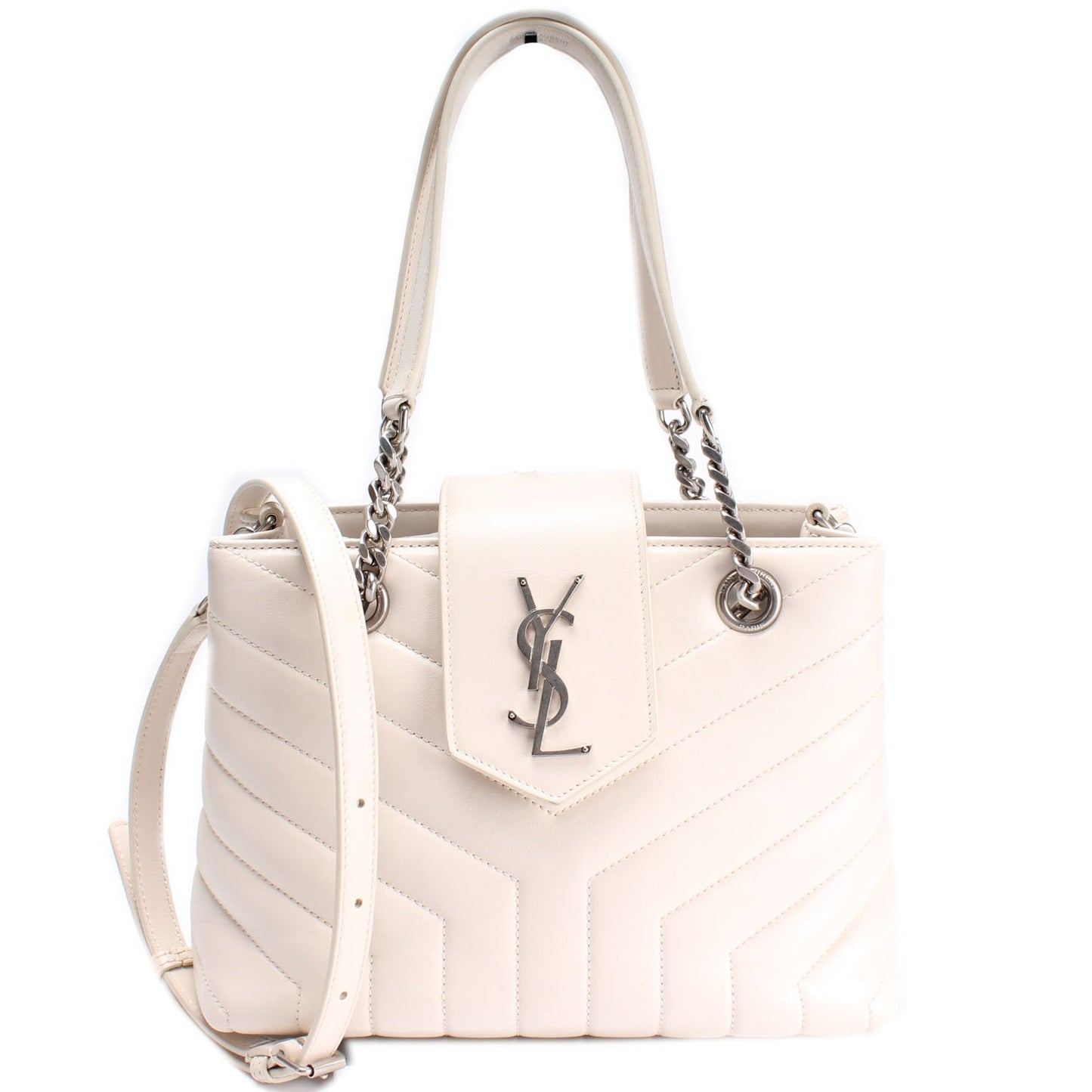 Saint Laurent Loulou Small Shopper Y Quilted Leather Bag