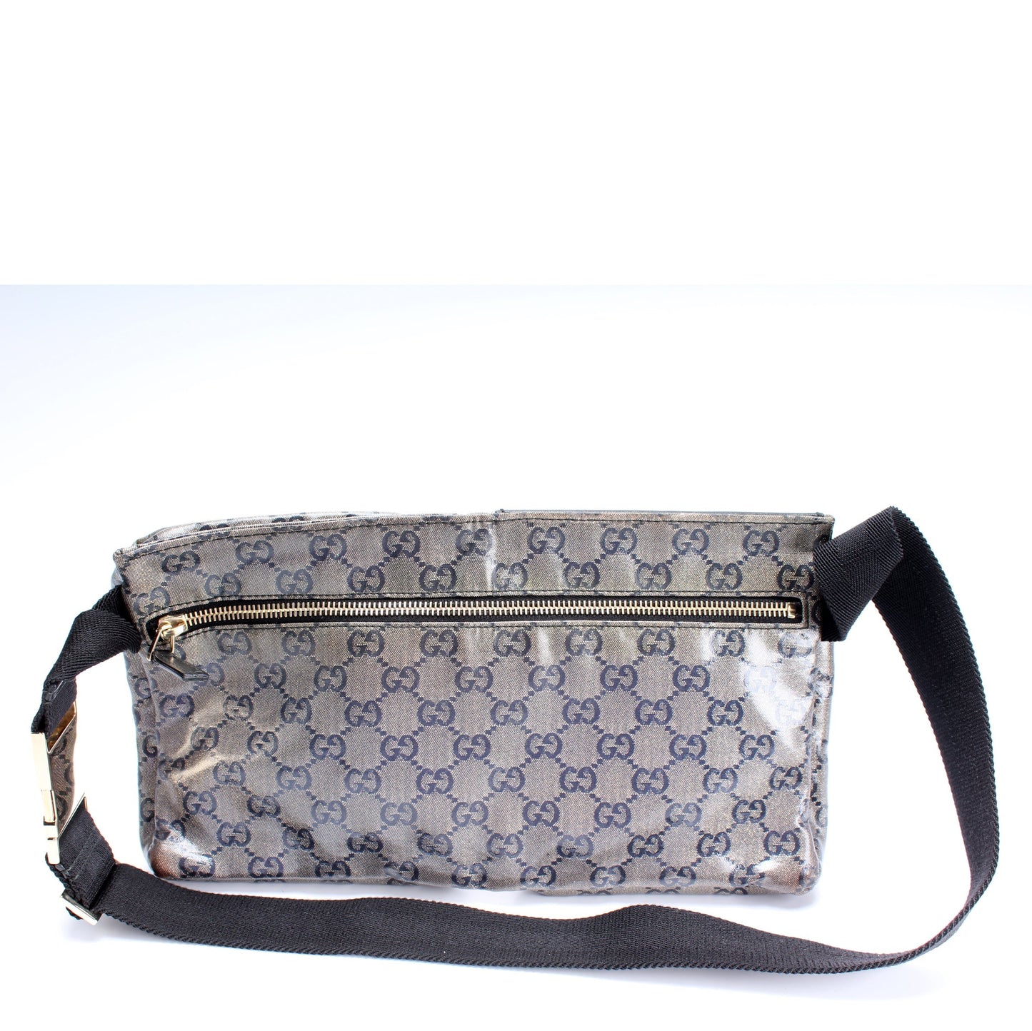 Gucci 28566 GG Coated Canvas Waist Bag