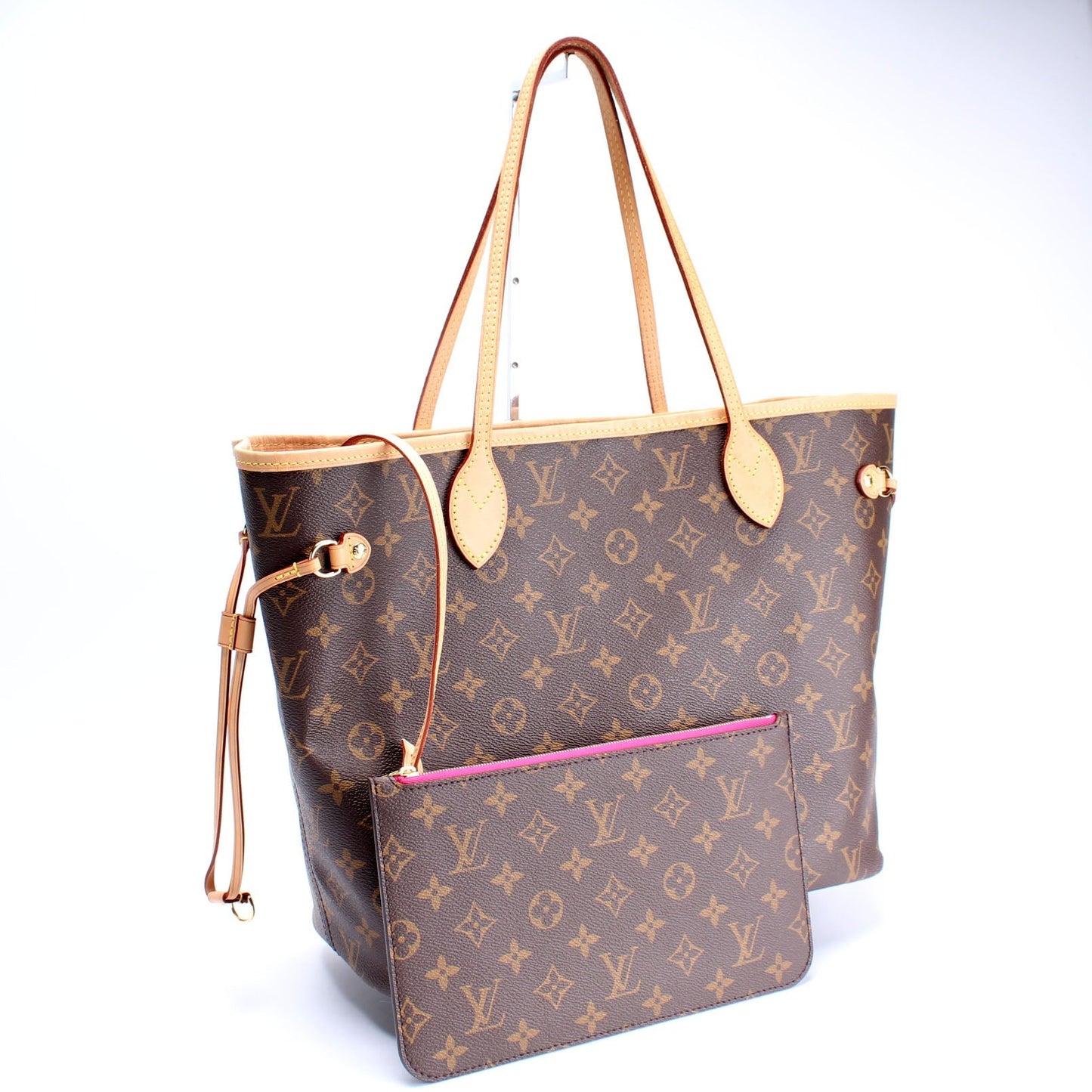 Louis Vuitton Neverfull MM W/ Wallet Monogram