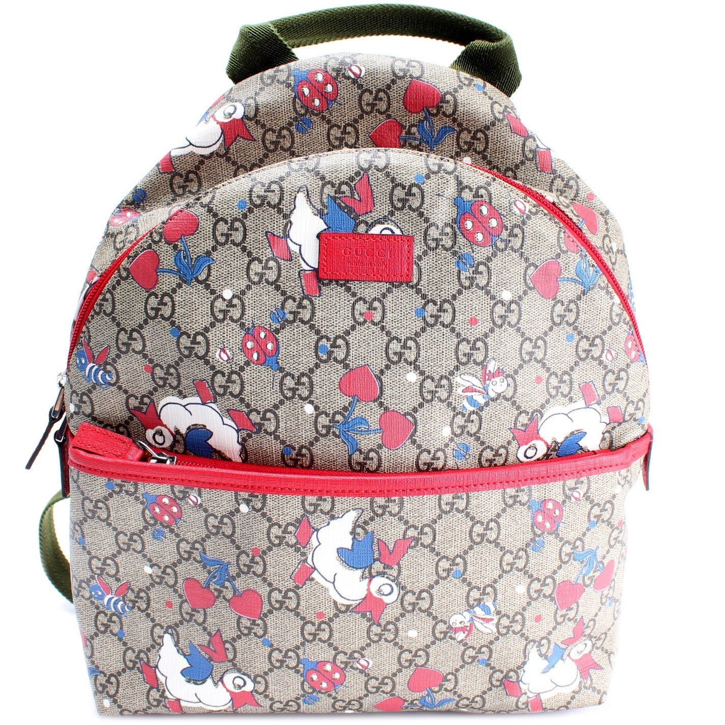 Gucci 271327 GG Supreme Ducks Kids Backpack Bag