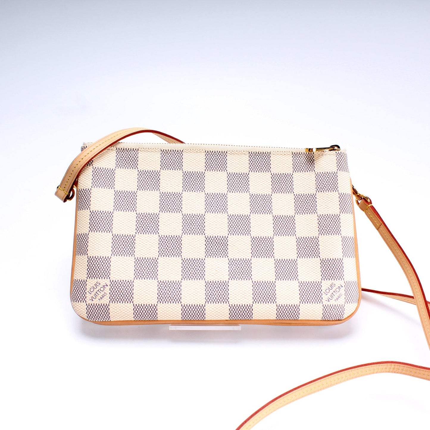 Louis Vuitton Double Zip Pochette Damier Azur