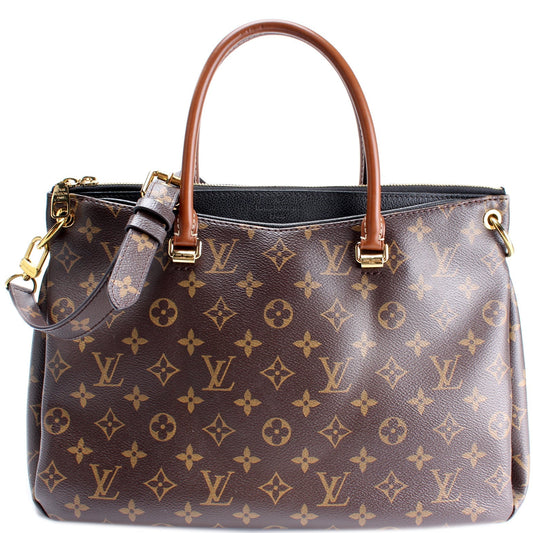 Louis Vuitton Pallas Tote Monogram Canvas Side