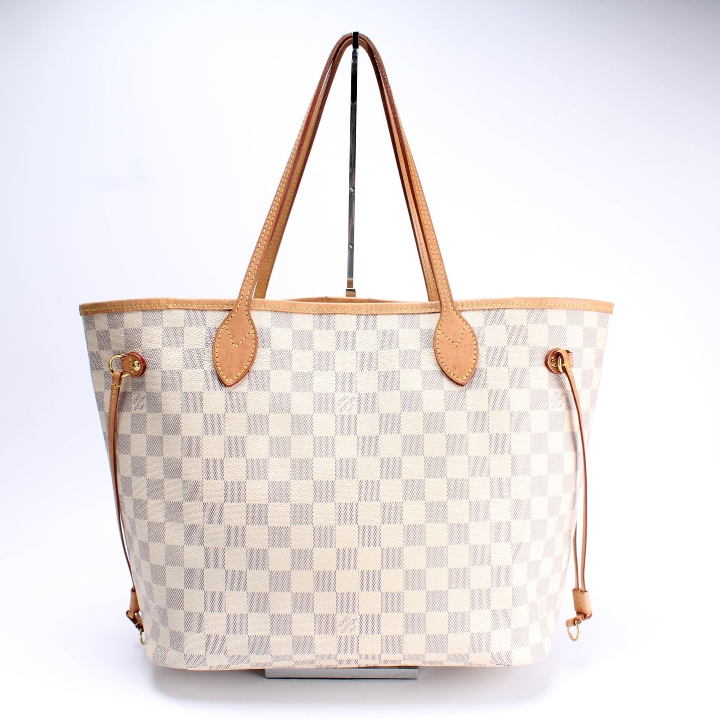 Louis Vuitton Neverfull w/Wallet MM Damier Azur