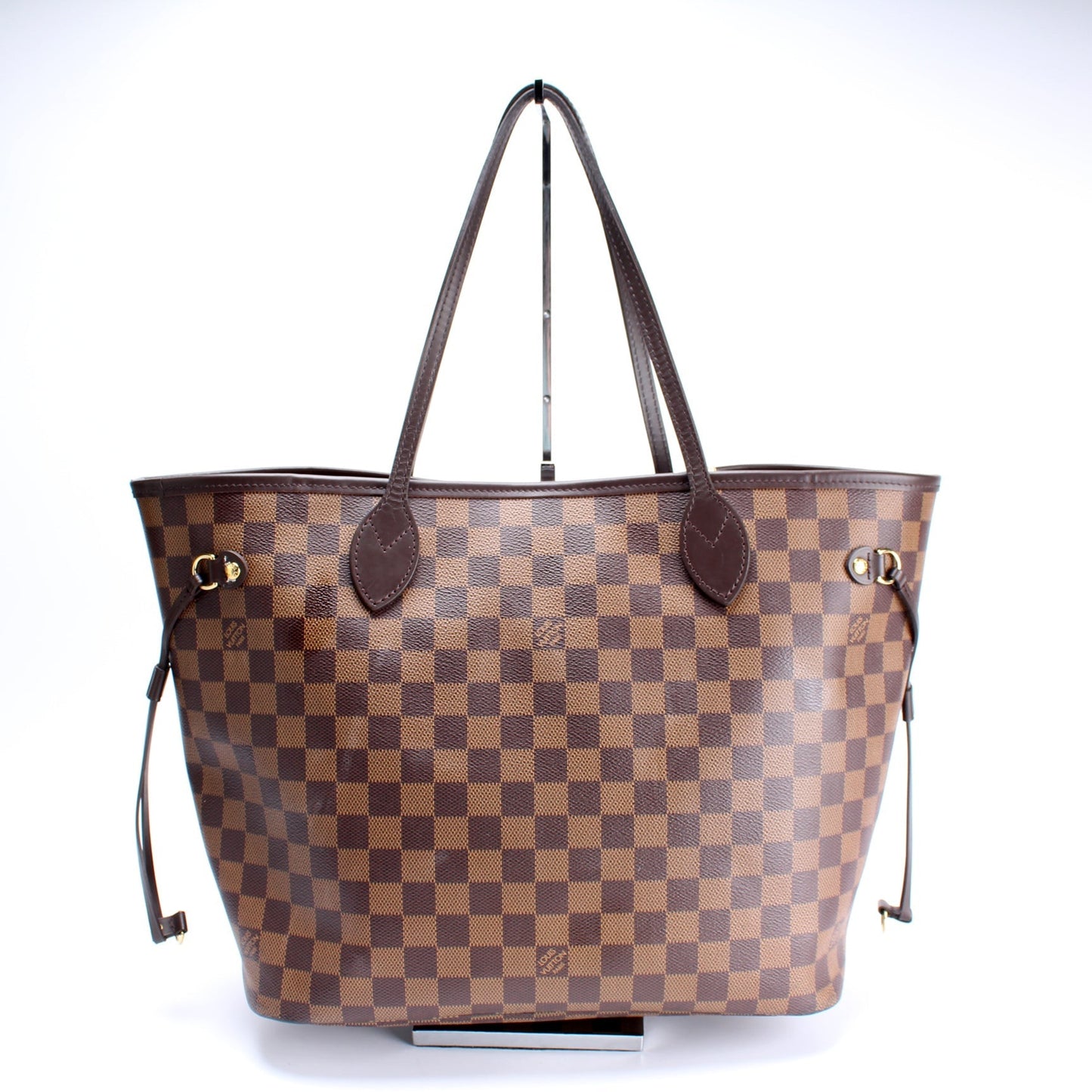 Louis Vuitton Neverfull w/Wallet MM Damier Ebene