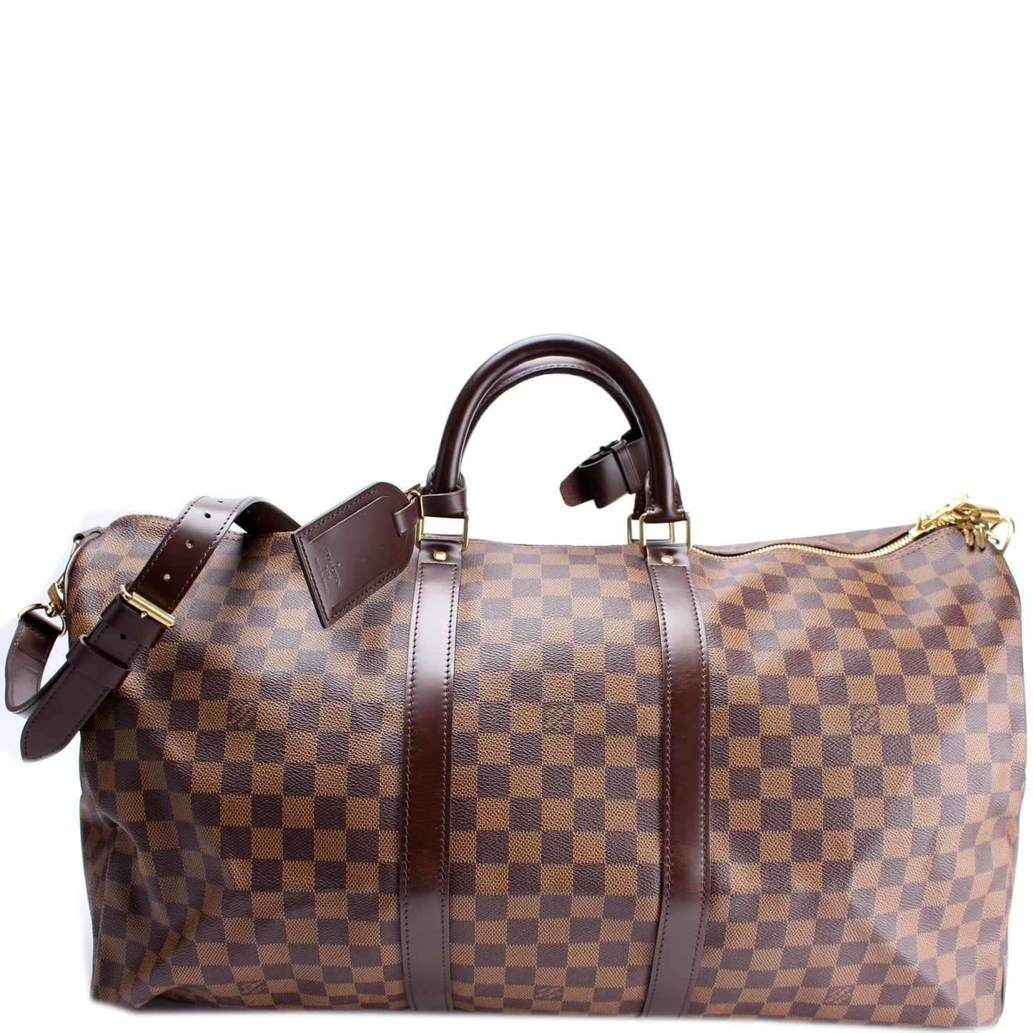 Louis Vuitton Keepall 55 Bandouliere Damier Ebene