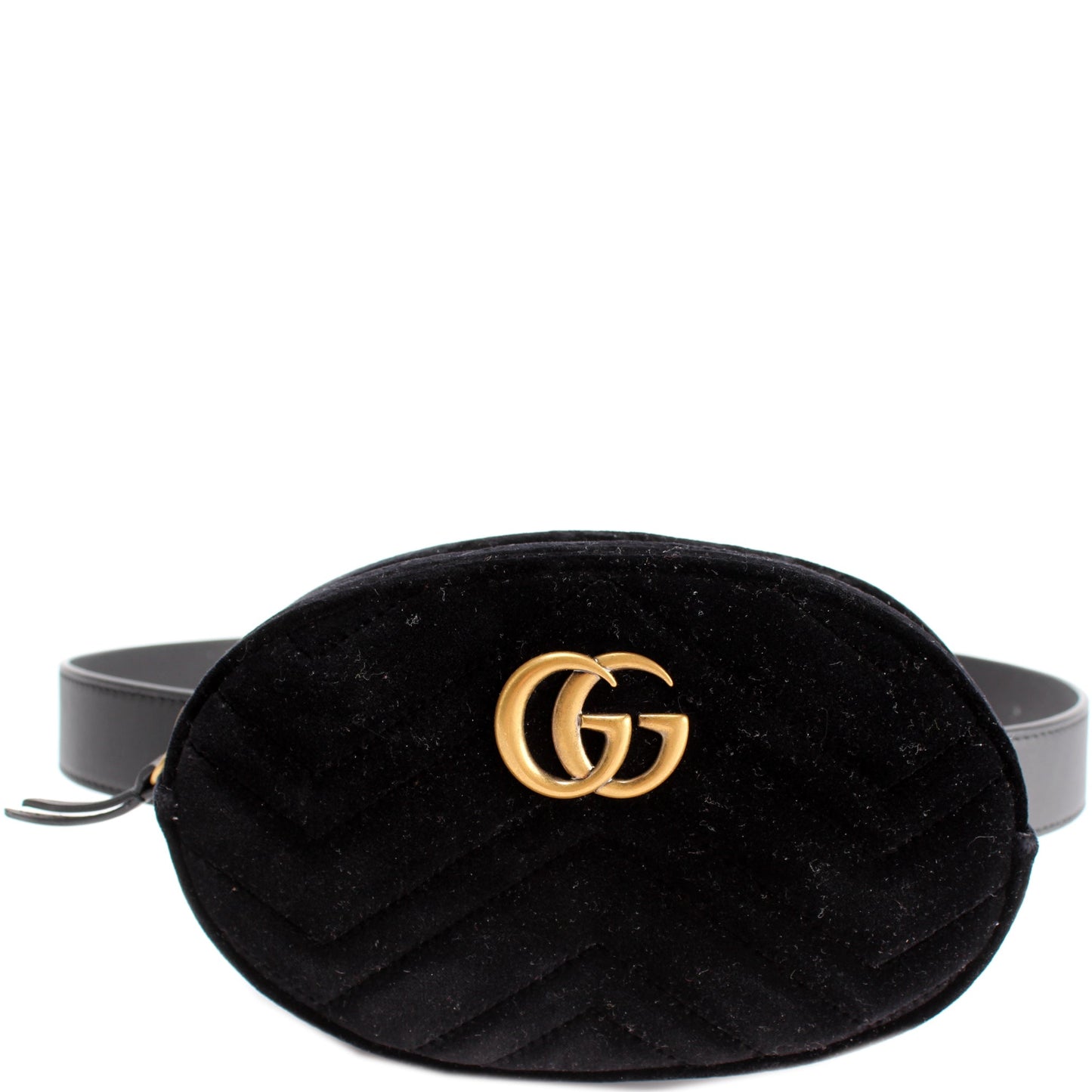 Gucci 476434 Marmont Velvet Belt Bag