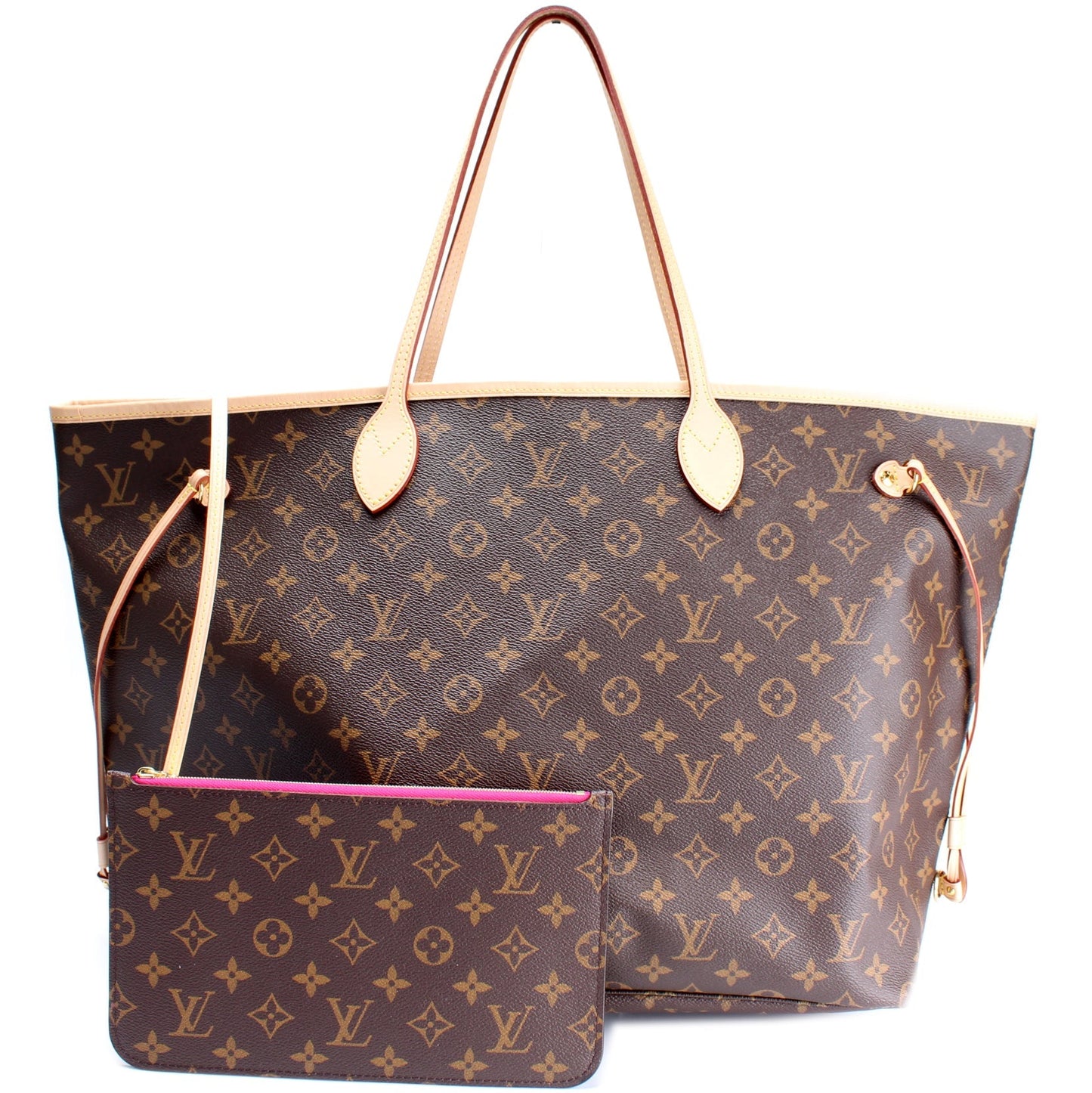 Louis Vuitton Neverfull w/Wallet GM Monogram