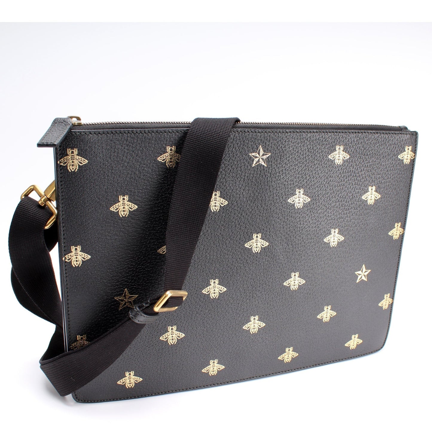 Gucci 450976 Bee Star Leather Bag