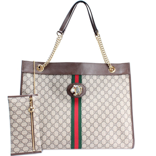 Gucci 537219 GG Supreme Rajah Tote Bag