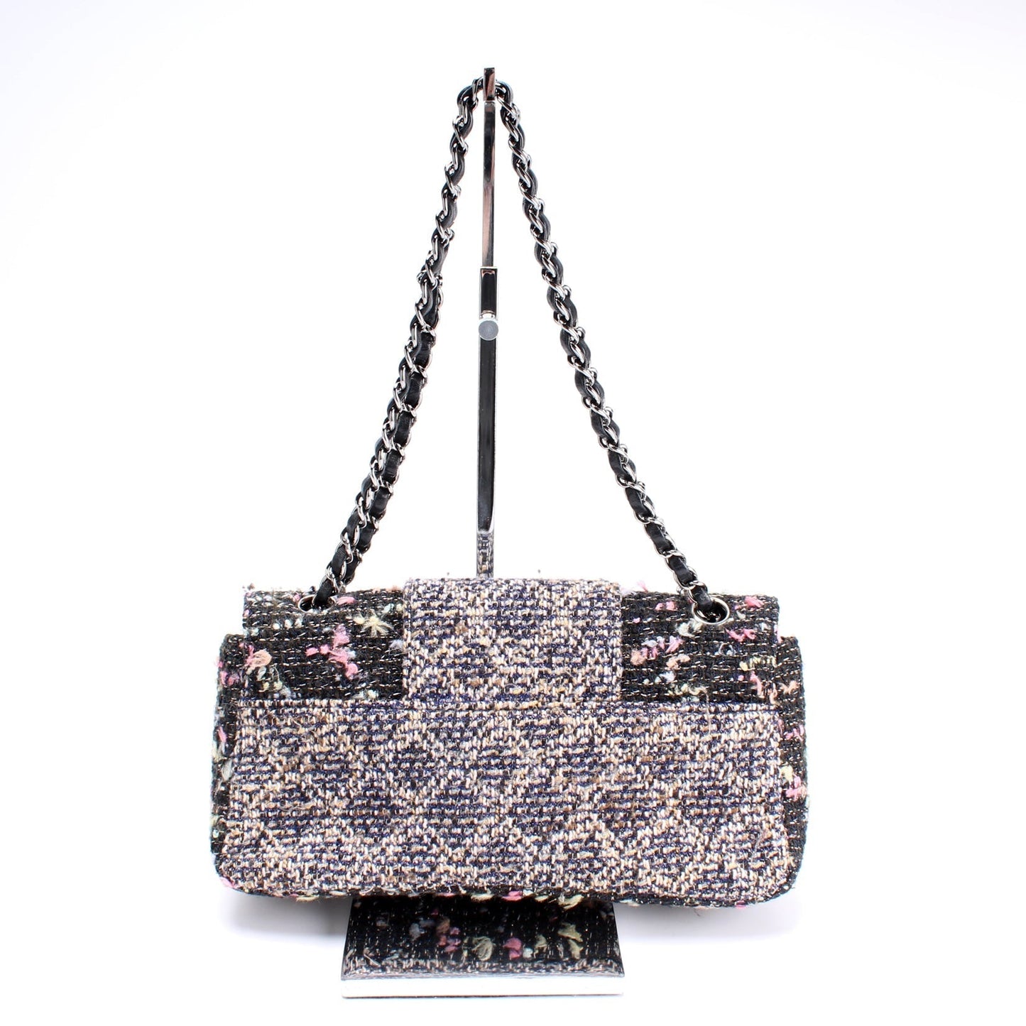 Chanel CC Single Flap Tweed 9M Bag