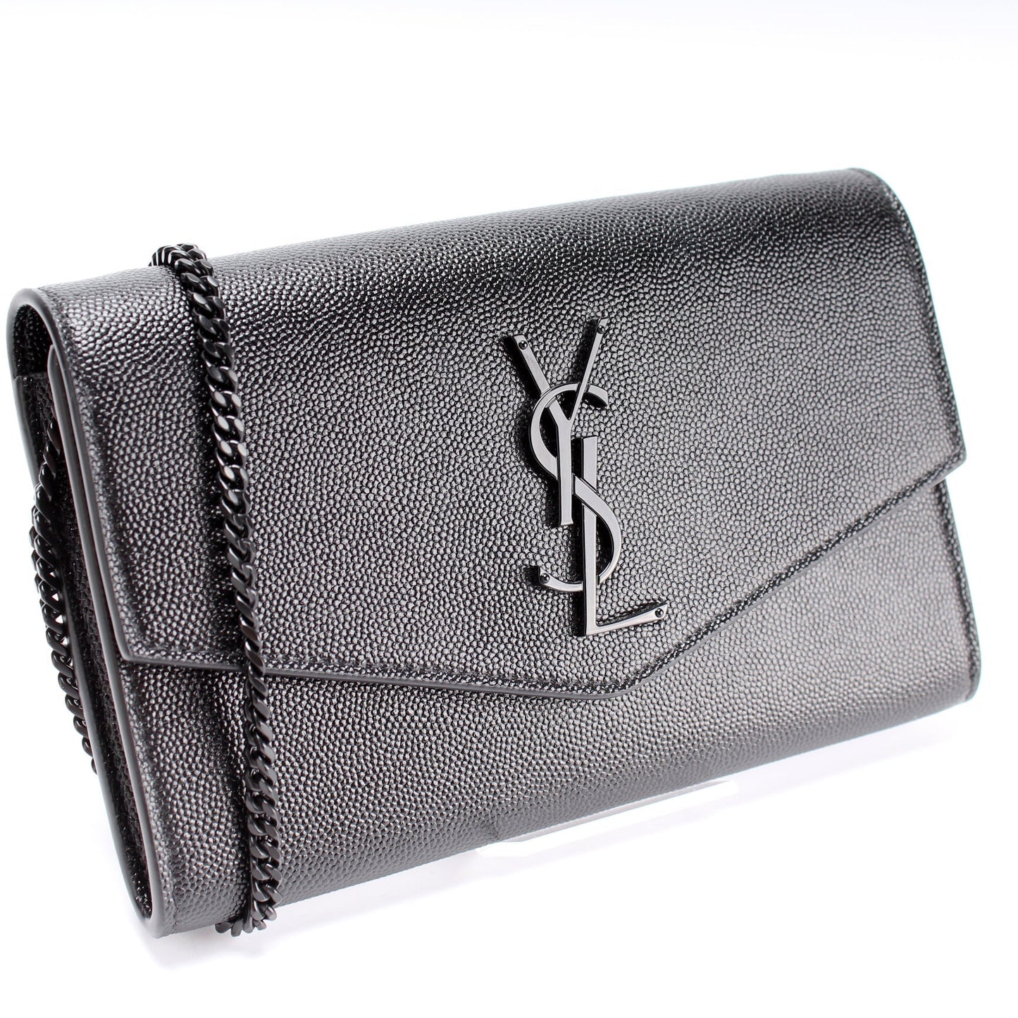 Saint Laurent Uptown Chain Wallet Grain 607788 Bag