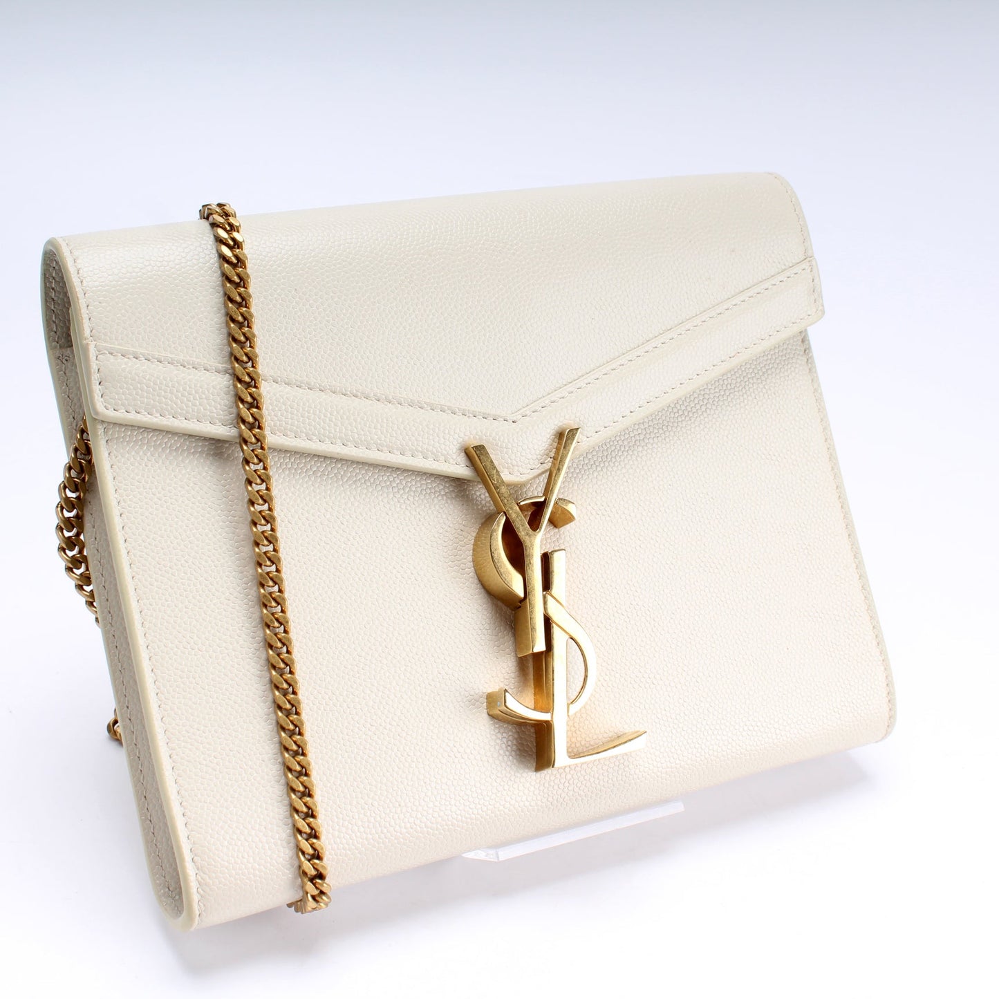 Saint Laurent Cassandra Chain Wallet Grain 635023 Bag
