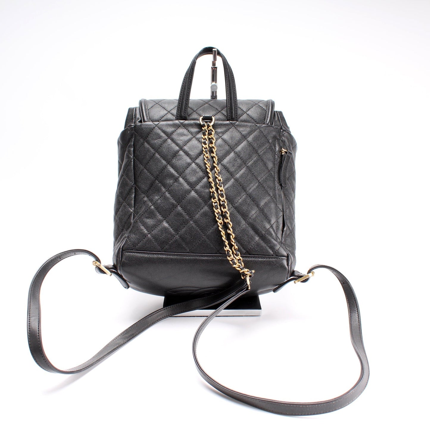 Chanel CC Filigree Backpack Caviar 25M Bag