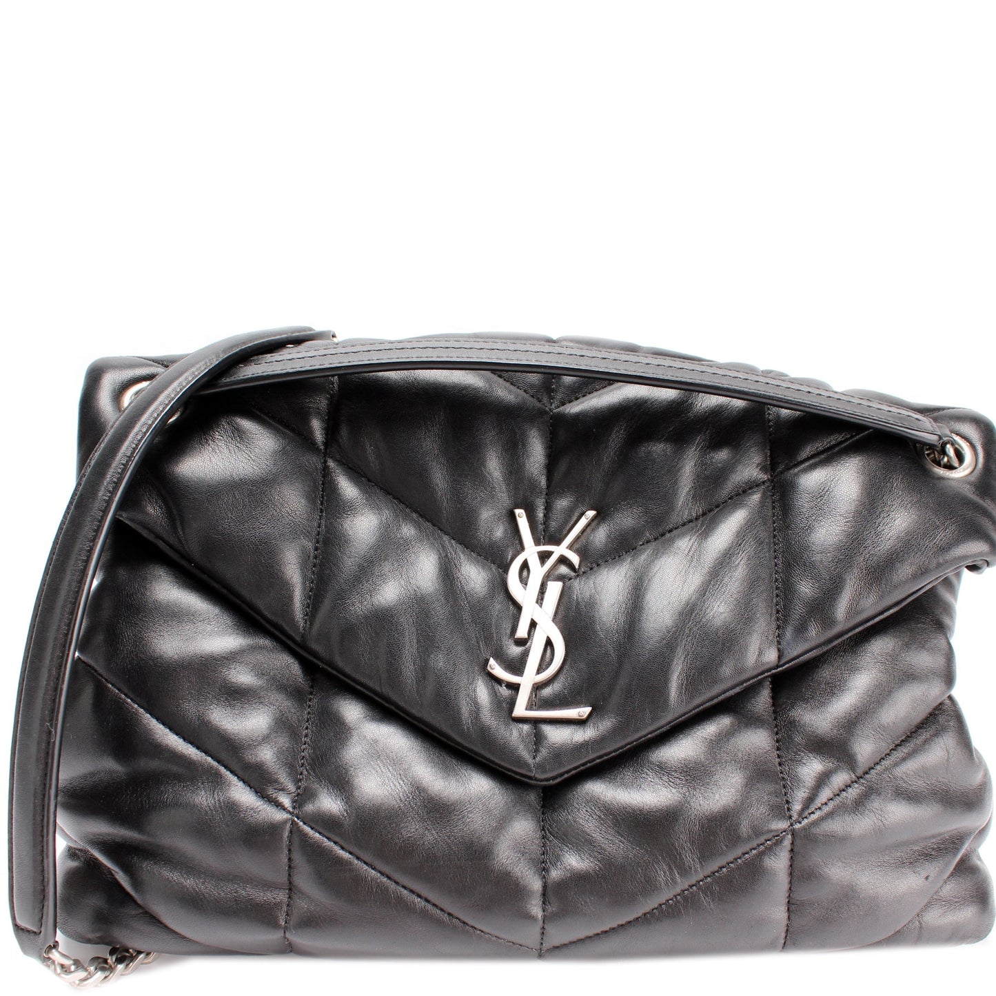Saint Laurent Puffer Quilted Medium Lambskin 577475 Bag