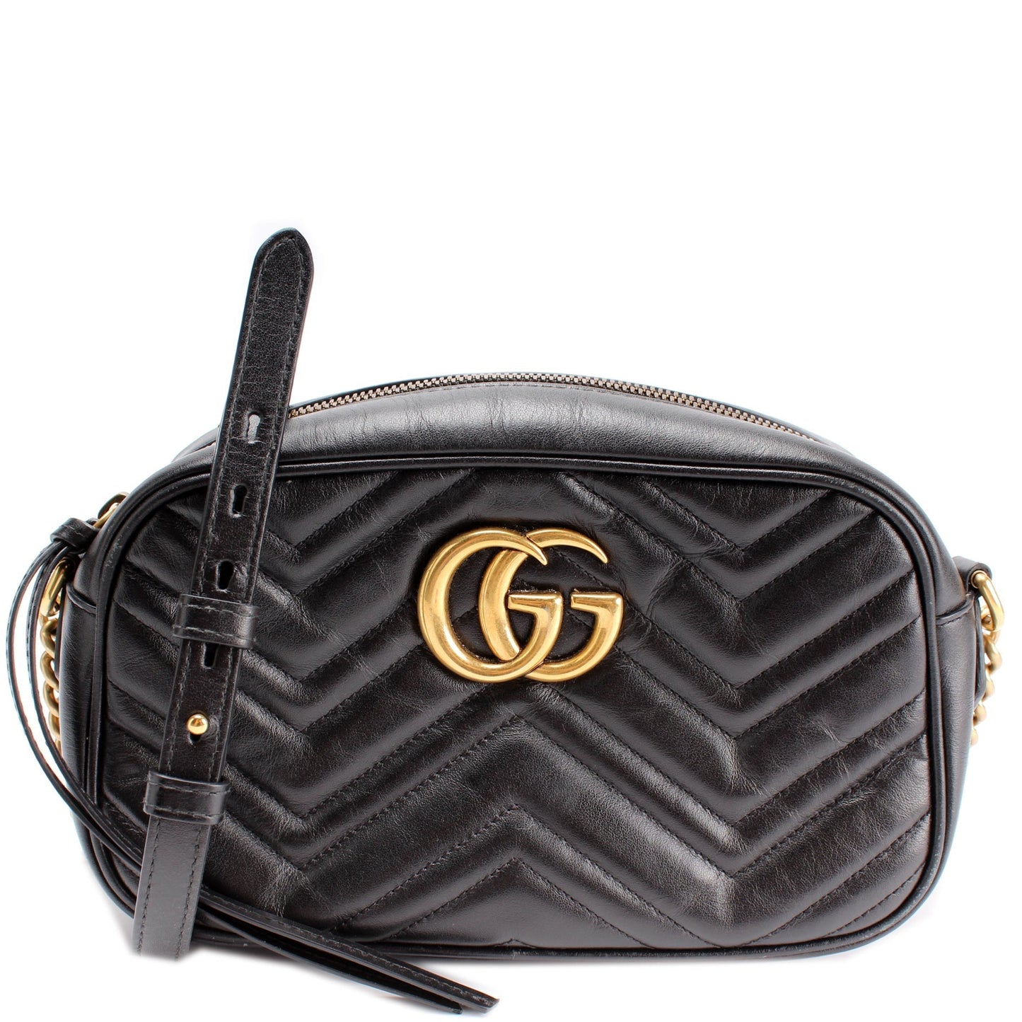 Gucci 447632 Marmont Small Leather Camera Bag