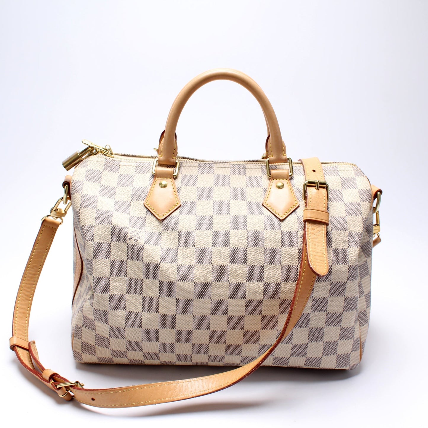 Louis Vuitton Speedy 30 Bandouliere Damier Azur