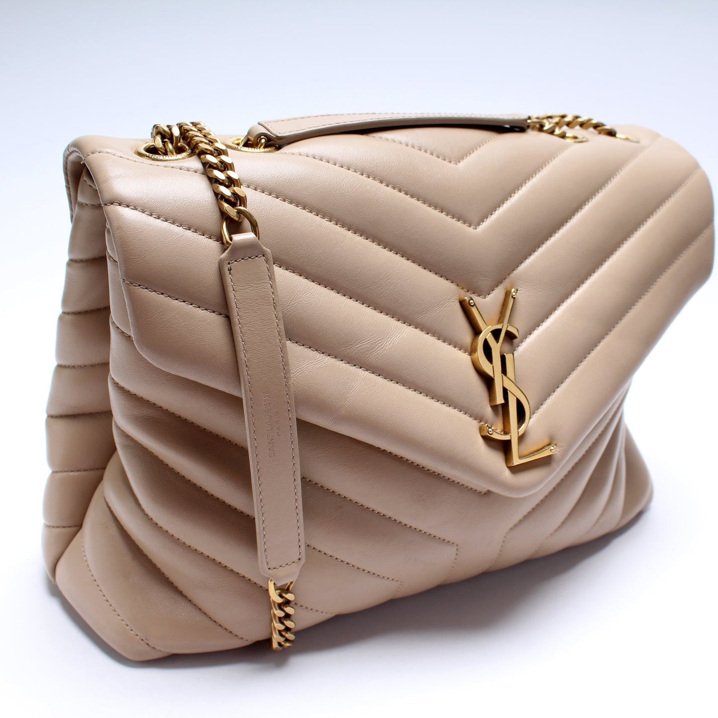 Saint Laurent Loulou Satchel Medium Quilted 574946 Bag
