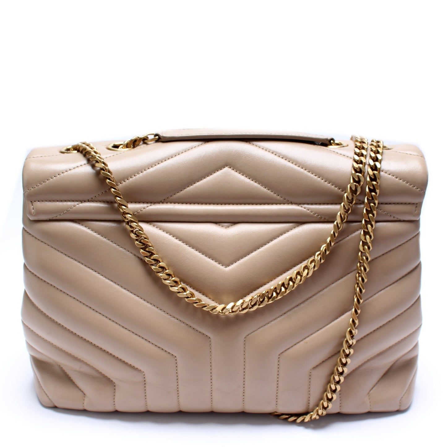 Saint Laurent Loulou Satchel Medium Quilted 574946 Bag