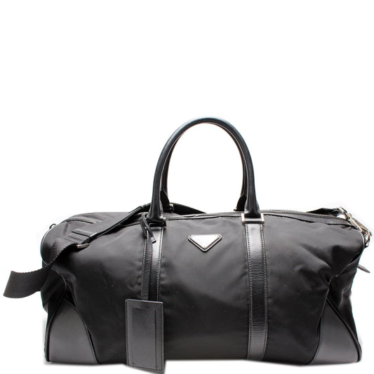 Prada Tessutos/Saffiano Weekender Bag