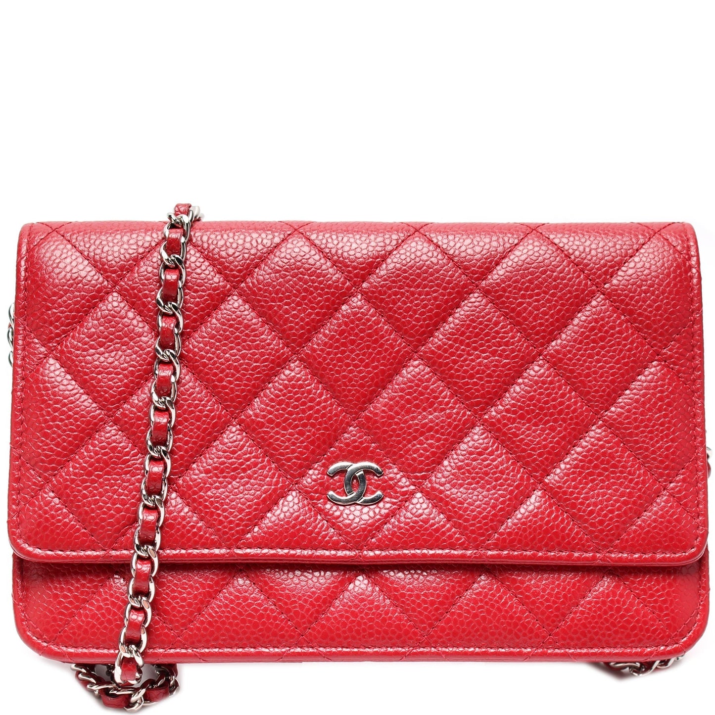 Chanel WOC Classic Quilted Caviar Bag