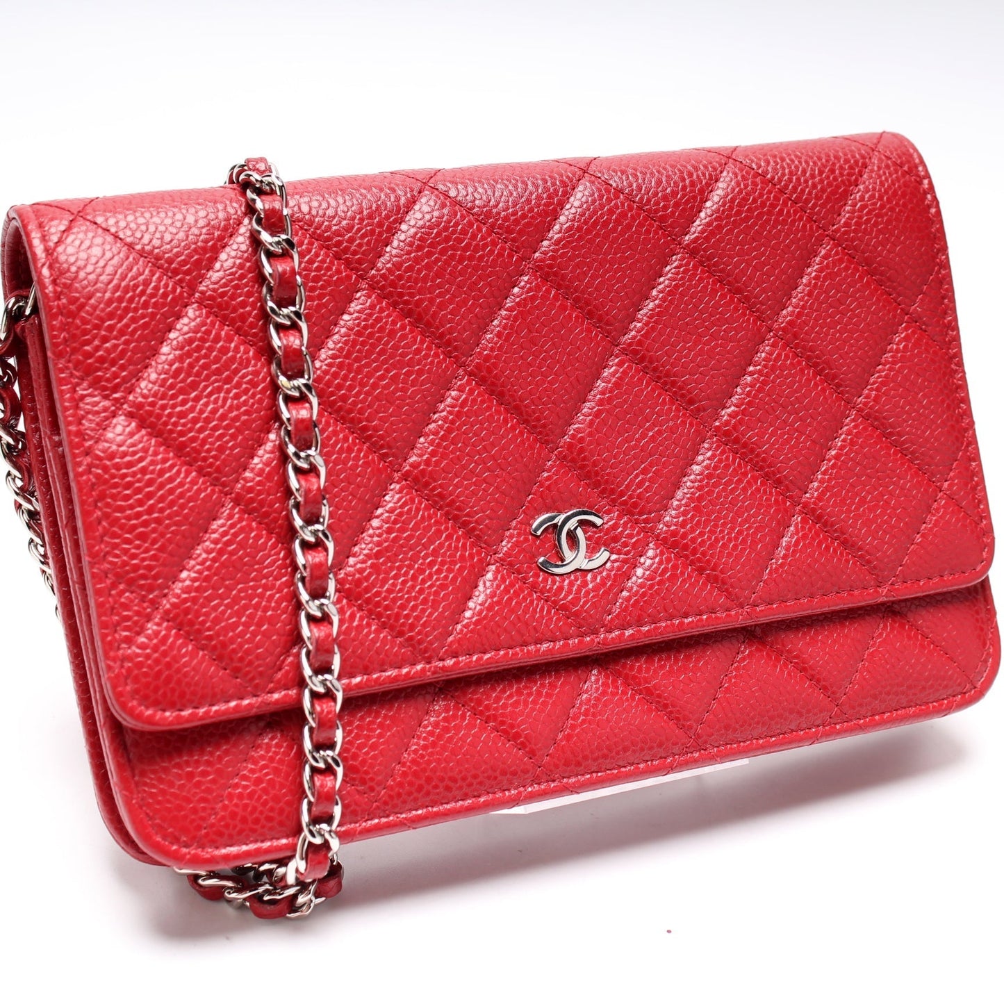 Chanel WOC Classic Quilted Caviar Bag
