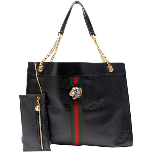 Gucci 537219 Rajah Tote Leather Bag