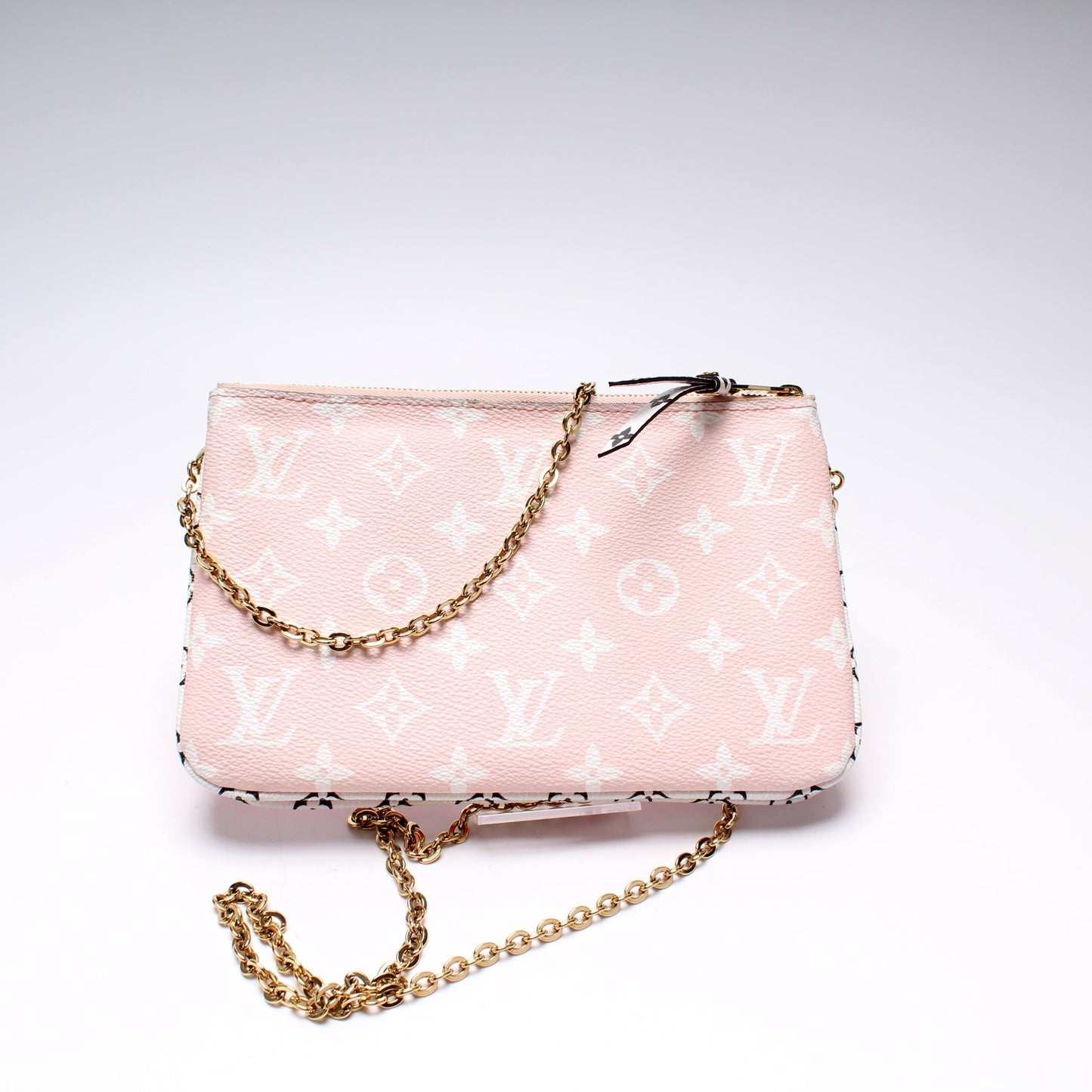 Louis Vuitton Double Zip Pochette Giant Reverse Monogram