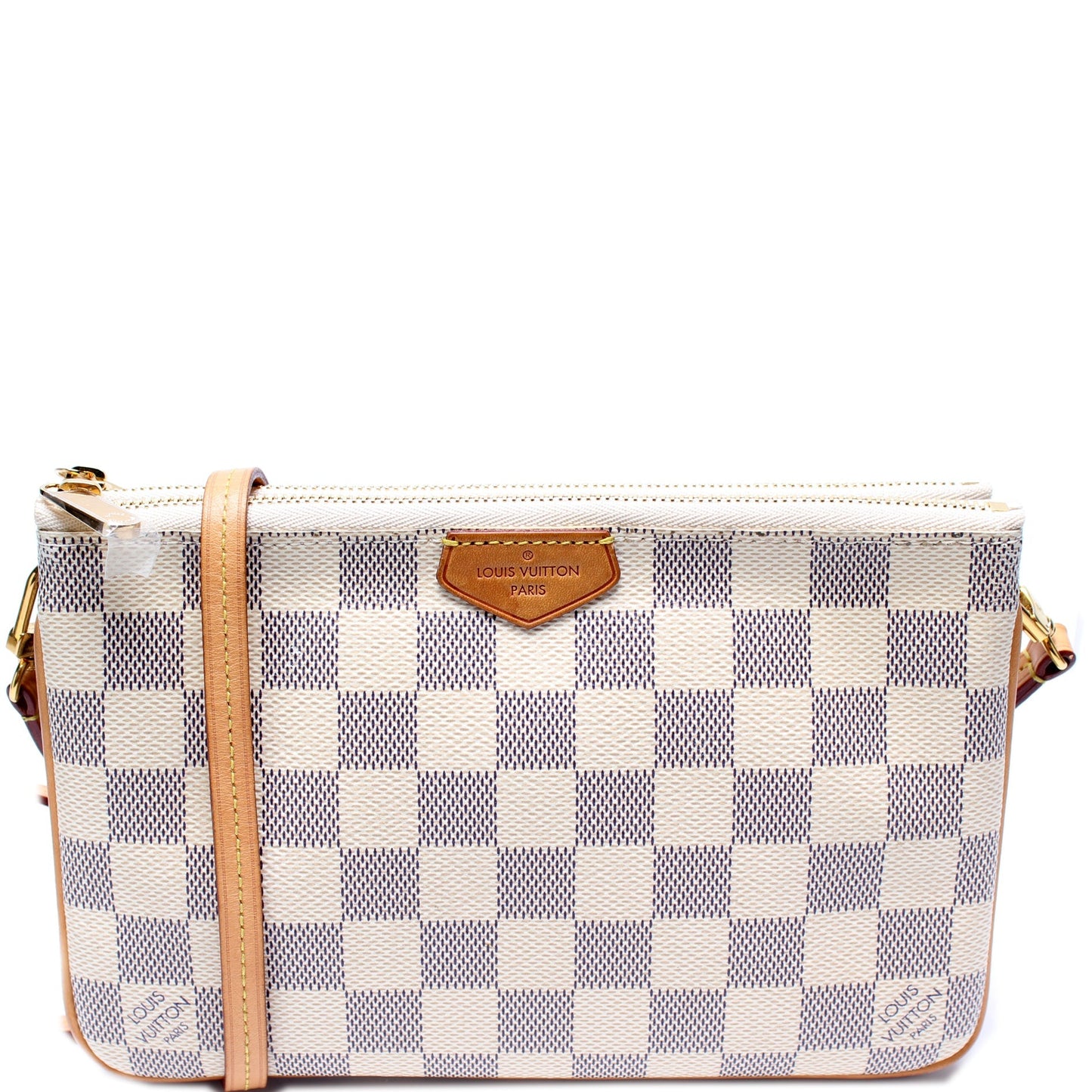 Louis Vuitton Double Zip Pochette Damier Azur