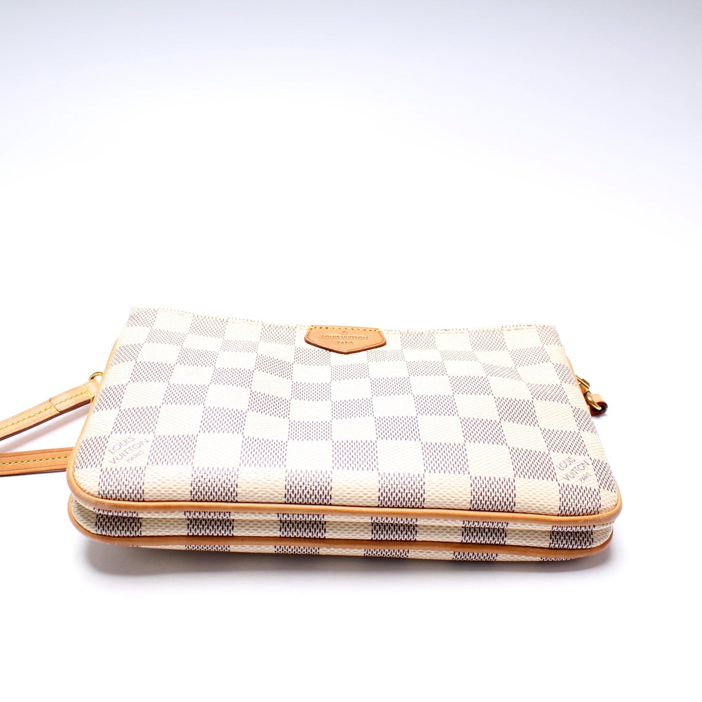 Louis Vuitton Double Zip Pochette Damier Azur